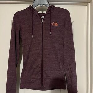 The North Face Women's Maroon Hoodie Jacket